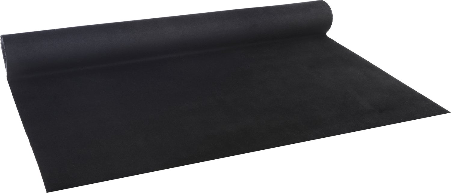 Vivant tafelloper Velvet Deluxe zwart 250 x 47 cm