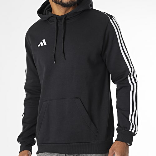 Sweat Capuche A Bandes Tiro 23 HS3598 Noir