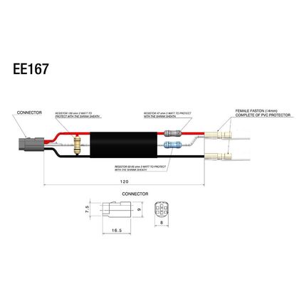 Kit résistance Rizoma pour Clignotant et rétroviseur