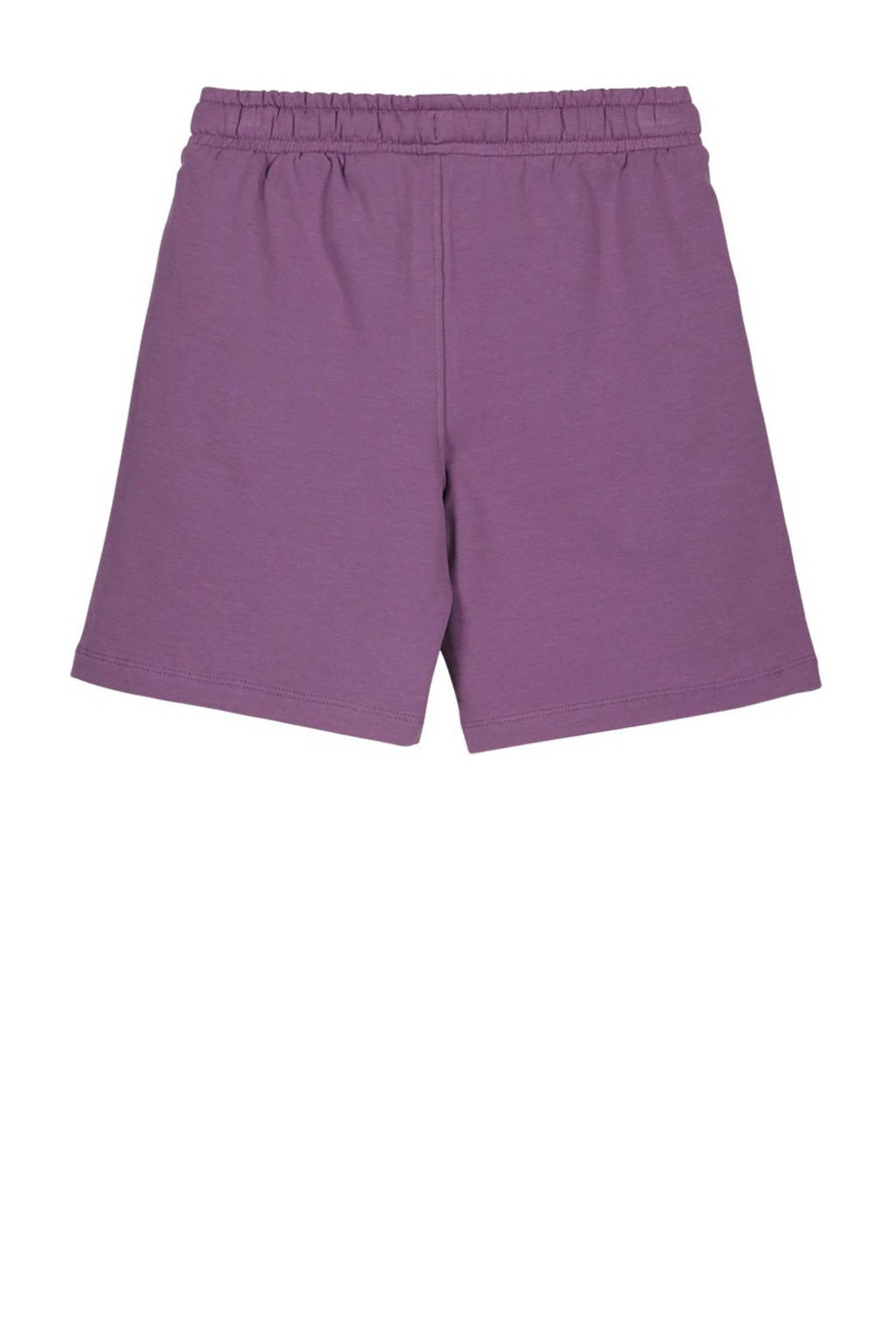 Moodstreet regular fit sweatshort paars