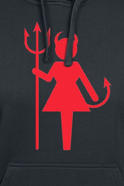 Female devil | Slogans Sweat-shirt à capuche