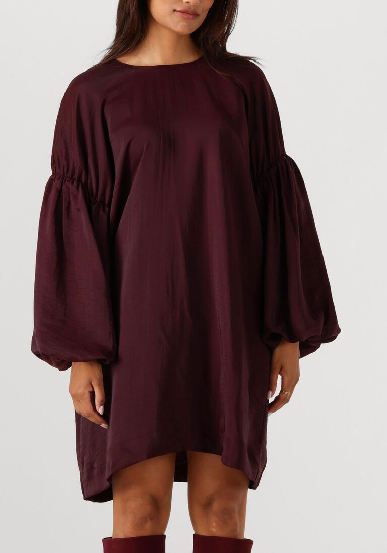 paarse gestuz midi jurk gzmalloon short dress