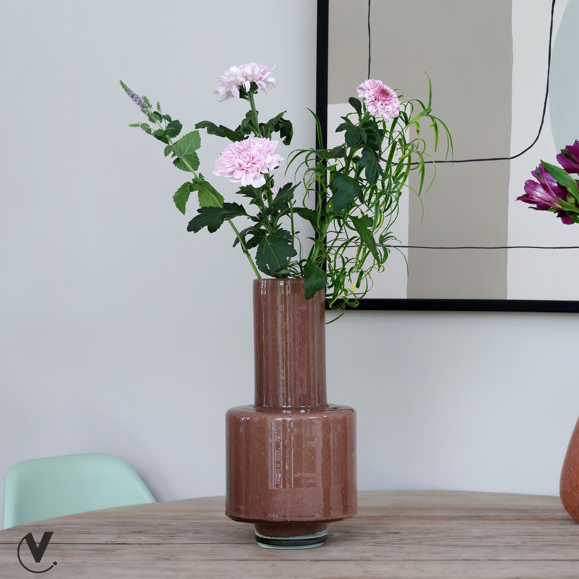 Vase The World Volta Elite brown Ã19 x H36 cm