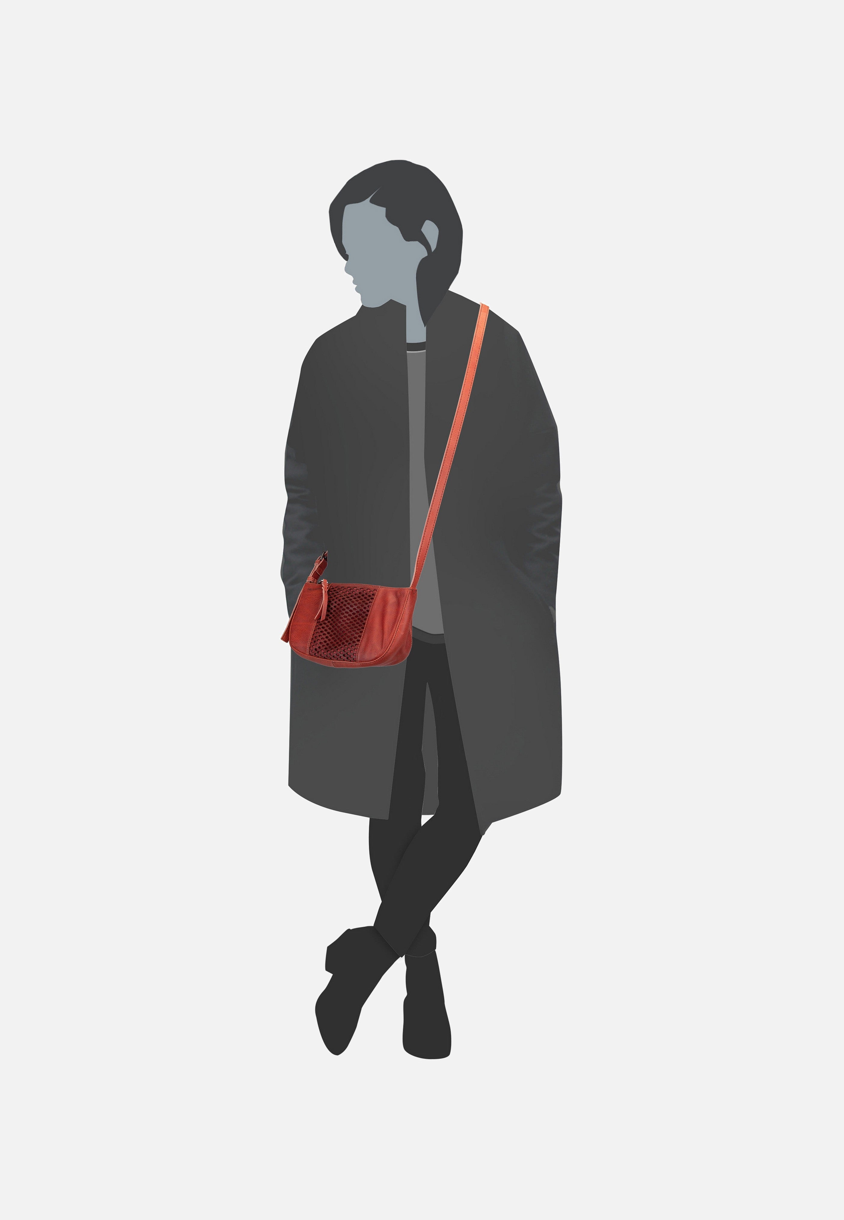 My 273-3615n Rustic Orange - Crossbody Bag