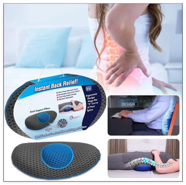 Ergonomisk ryggpute i Memory Foam - Komfort og støtte for korsryggen