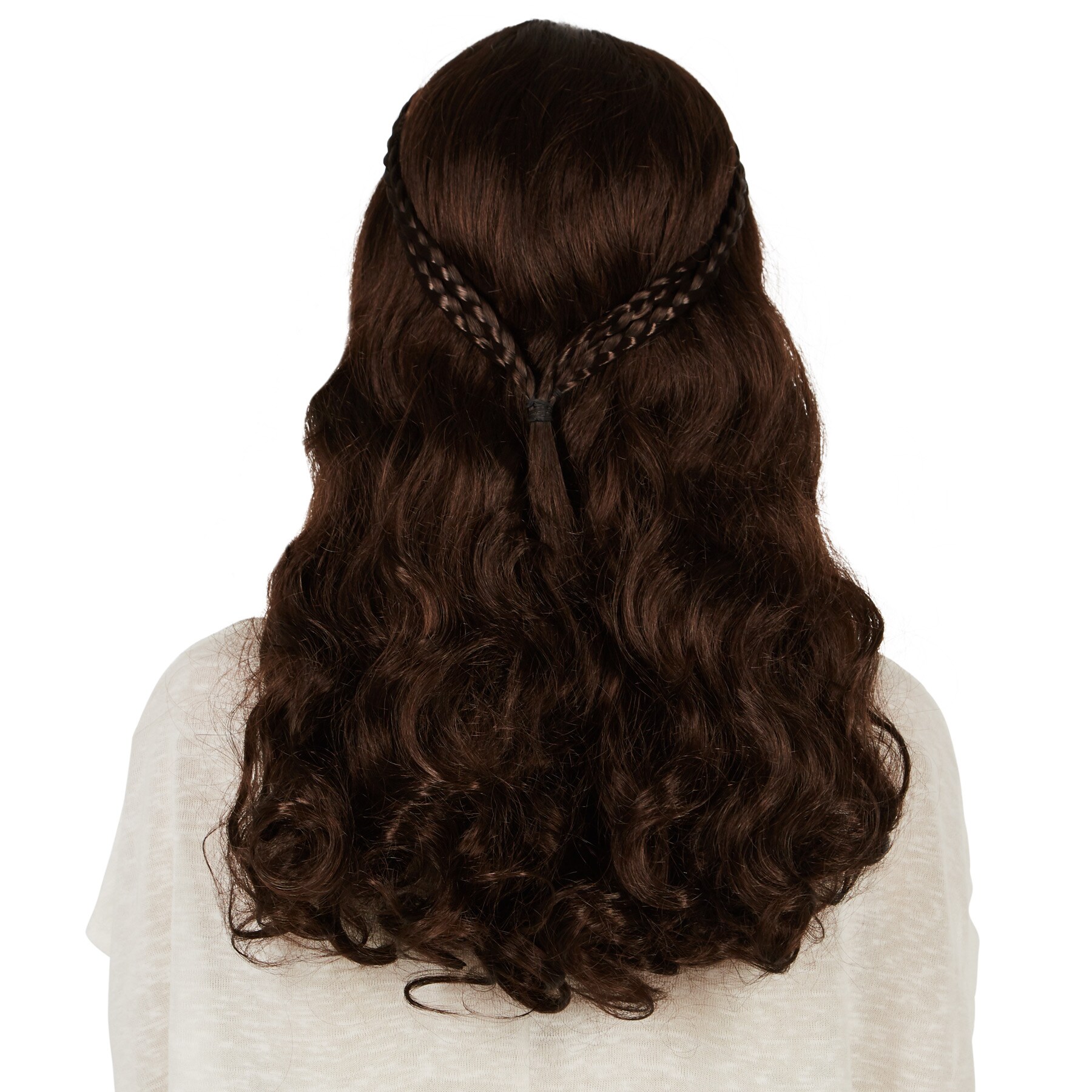 tectake® Frauenperücke Mittelalter Prinzessin