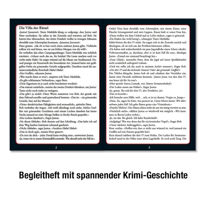 Die drei ??? - Krimipuzzle - Villa der Rätsel