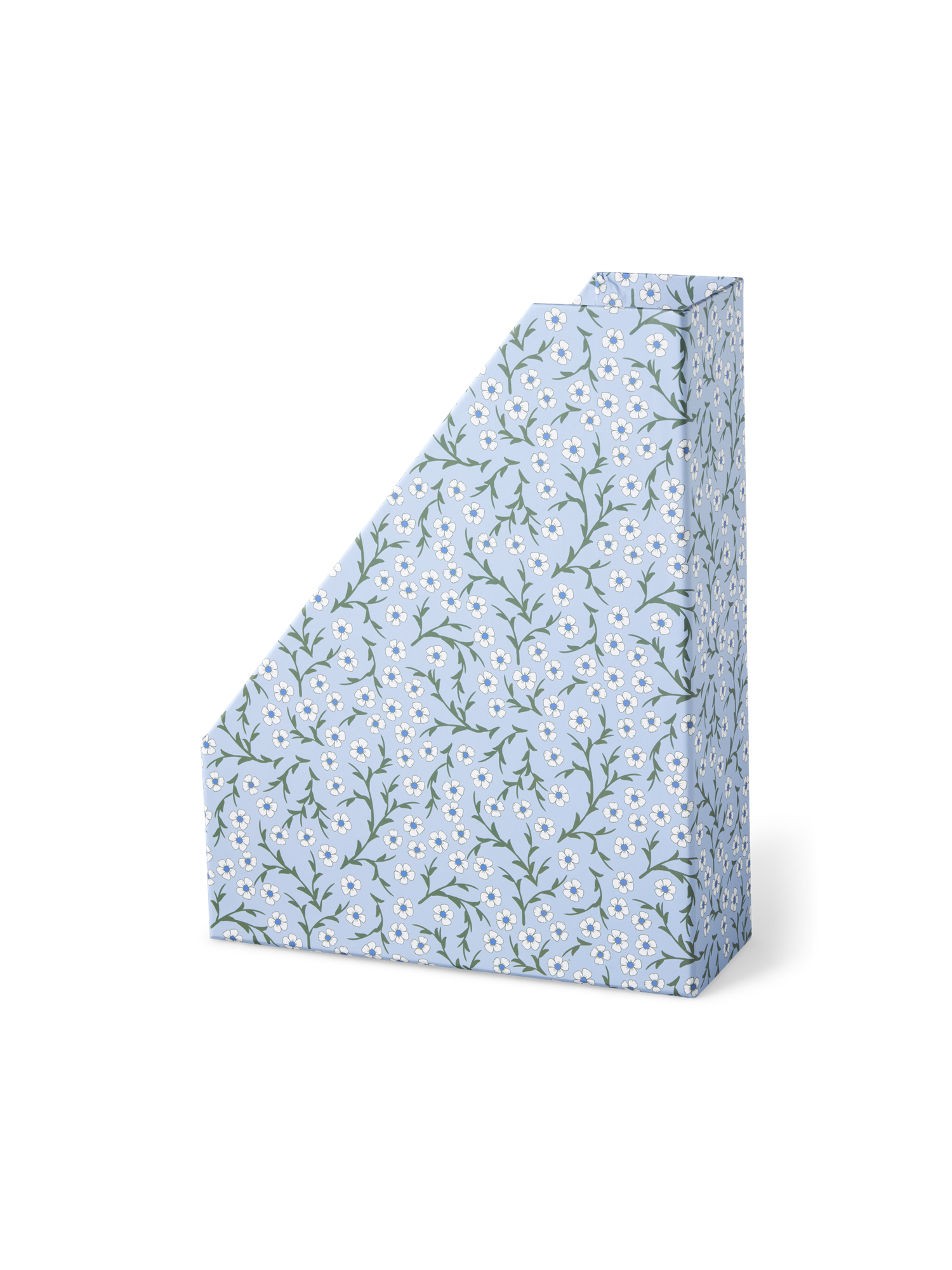 Magasinholder | Pap. 32 x 25 x 8,5 cm. | Misty Blue