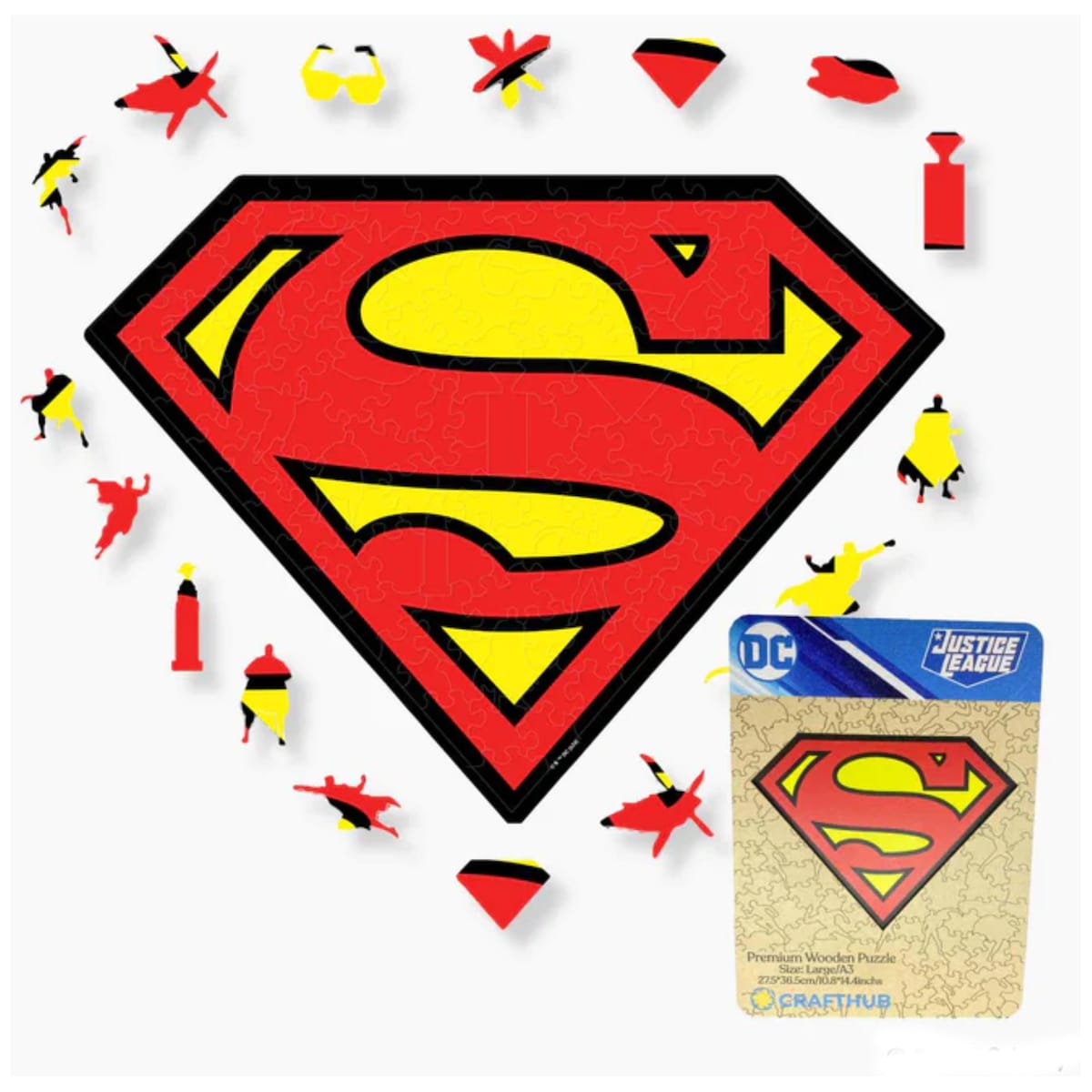 Crafthub Superman puslespill (Logo)