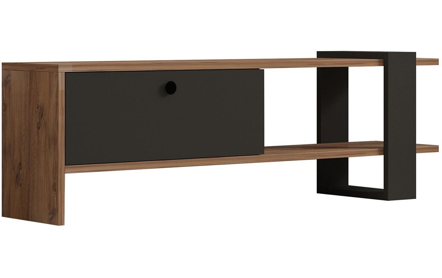 TV-Möbel Ova 120 x 25 cm, BraunHochwertiger TV-Ständer