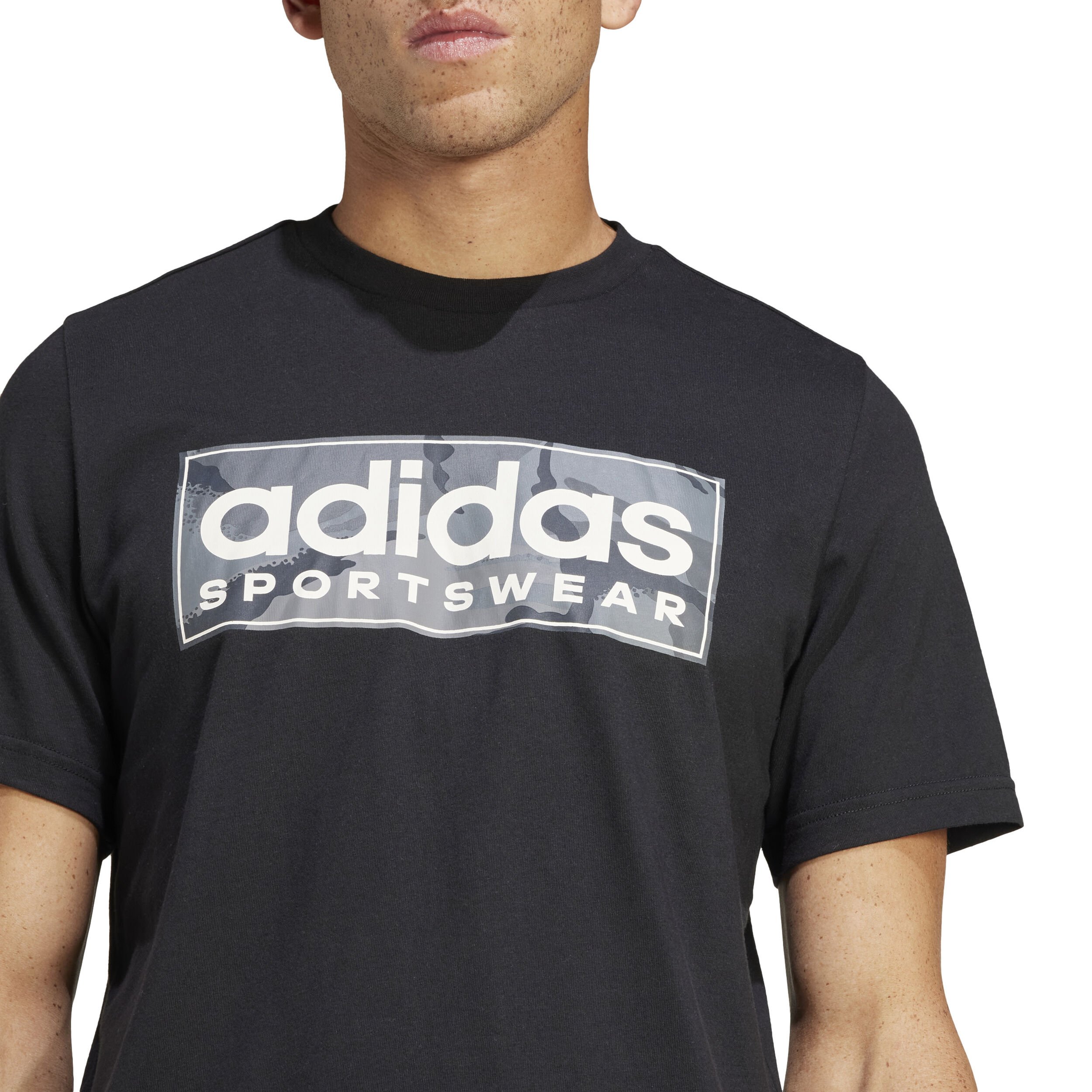 adidas Camo Graphic 2 T-shirt Hommes - Noir , Gris
