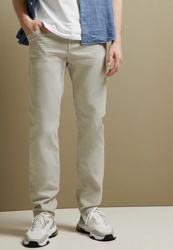 Regular Fit Colored Jeans - light sand beige