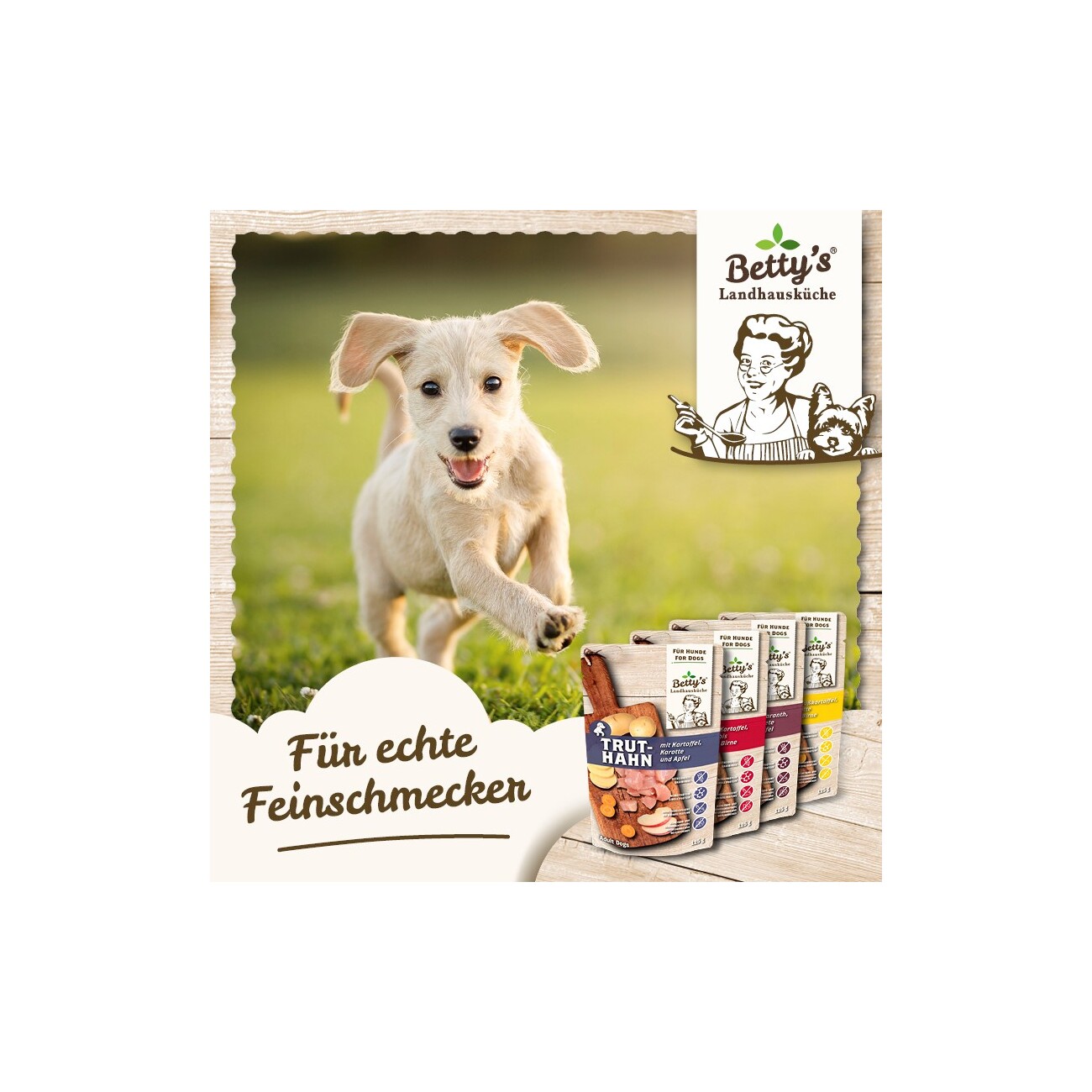 Betty's Landhausküche Frischebeutel Truthahn & Kartoffel 10x125 g