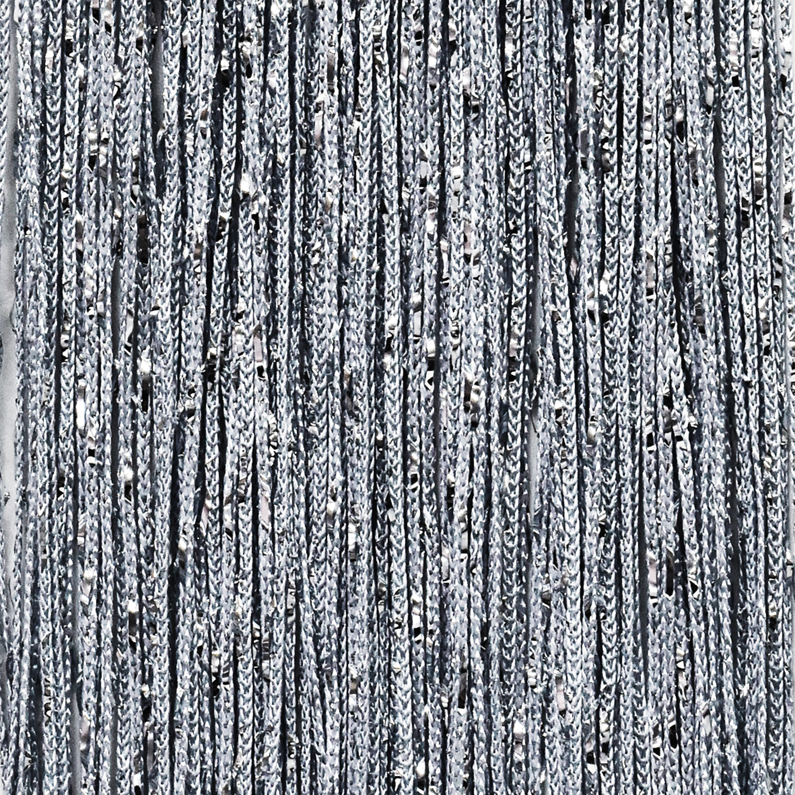 Fadenvorhang - silber - 90x245 cm