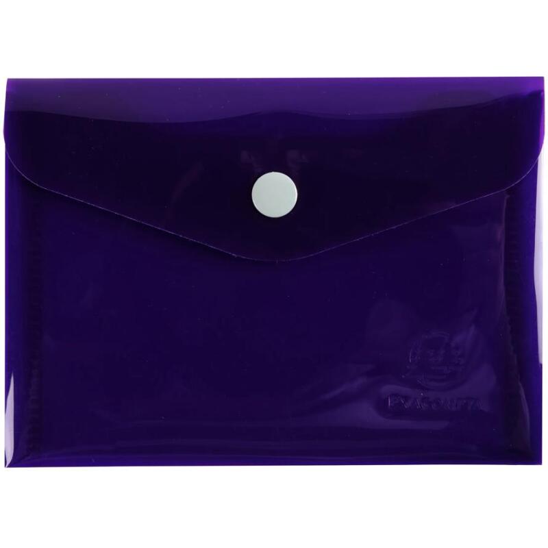 Pochette pression Iderama en polypropylène - Couleurs assorties