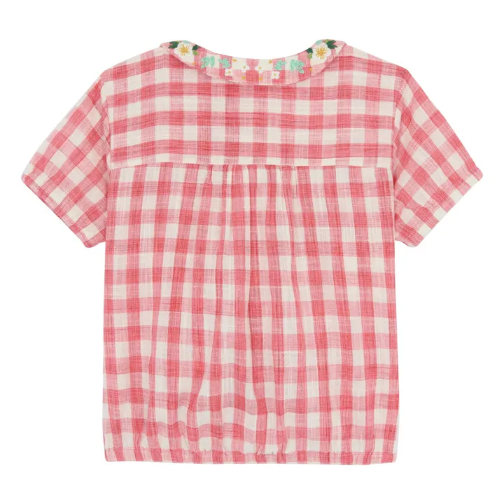 Bonton Chemise Airelle Vichy | Rouge