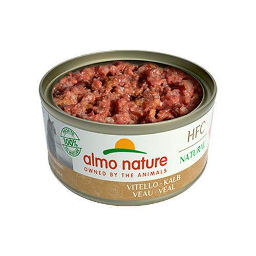 Almo Nature Cat - HFC 70 Natural - Kattenvoer - Blik - Kalfsvlees