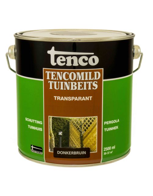 Tenco Tencomild Transparant - Tuinbeits - 2.5 l Donkerbruin Transparant
