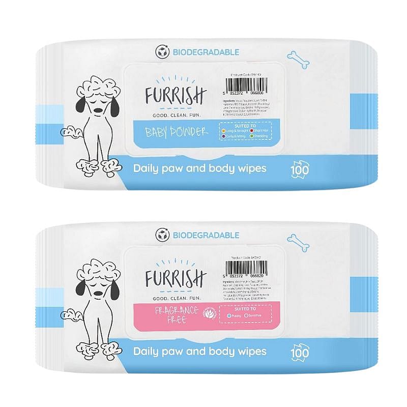 Furrish Verzorgende doekjes 100 stuks Hond | No Fragance | 15568.2