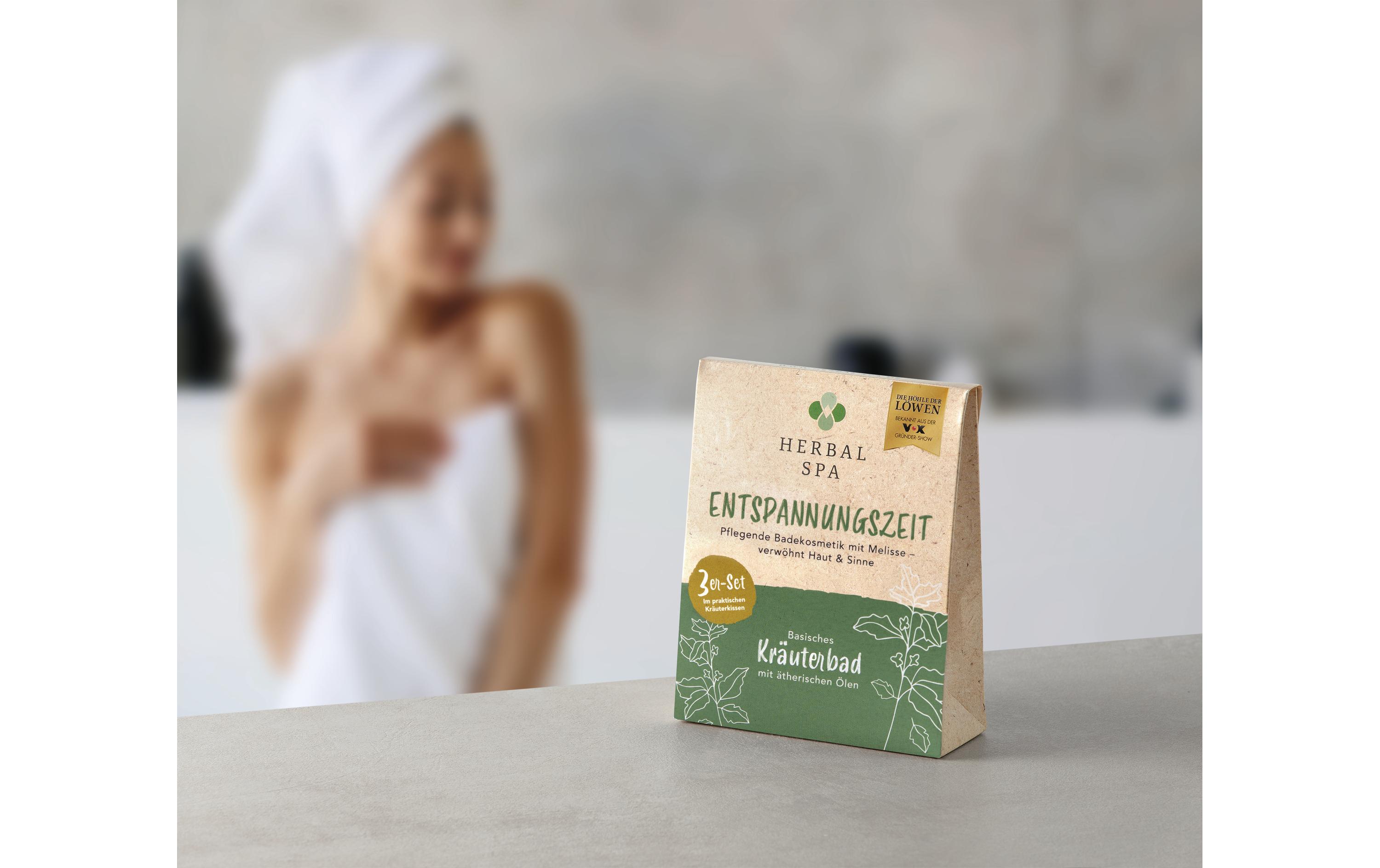 Herbal Spa Badekissen Entspannungszeit 3er SetKräuterbad-Kissen aus «Die Höhle der Löwen»