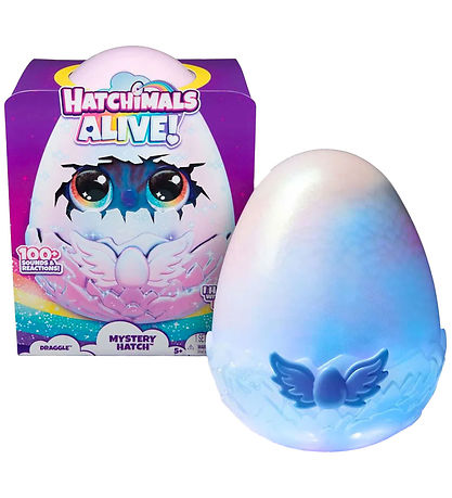 Hatchimals Kuscheltier - Alive Mystery Hatch - Draggle - Gemisch