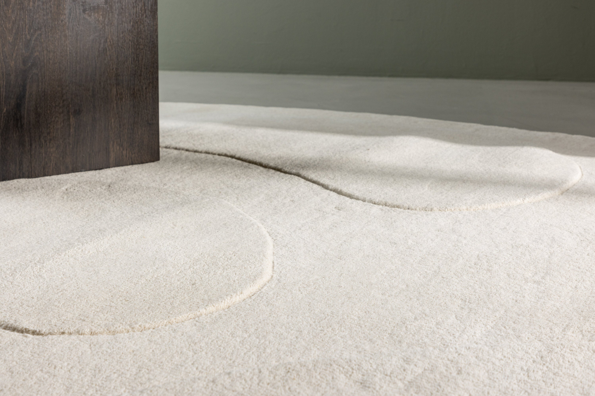 Koa Vloerkleed Ovaal 290x175cm - Wit