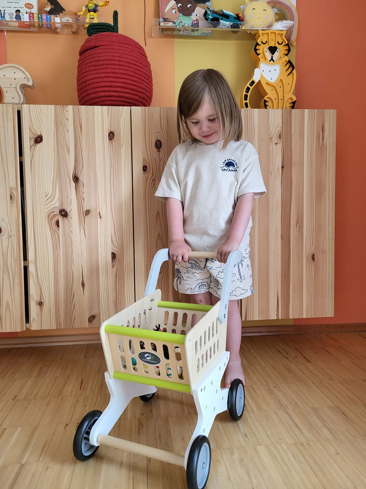 Smallfoot Einkaufswagen Trend 11161 Spiel-Einkaufswagen