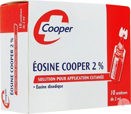 Eosine Cooper 2% Solution Cutanée Unidoses 10x2ml