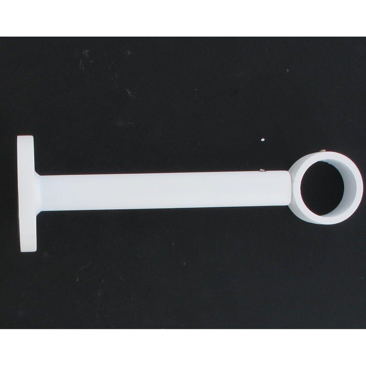 SUPPORT SIMPLE EXT D28 155 MM X1 BLANC MAT