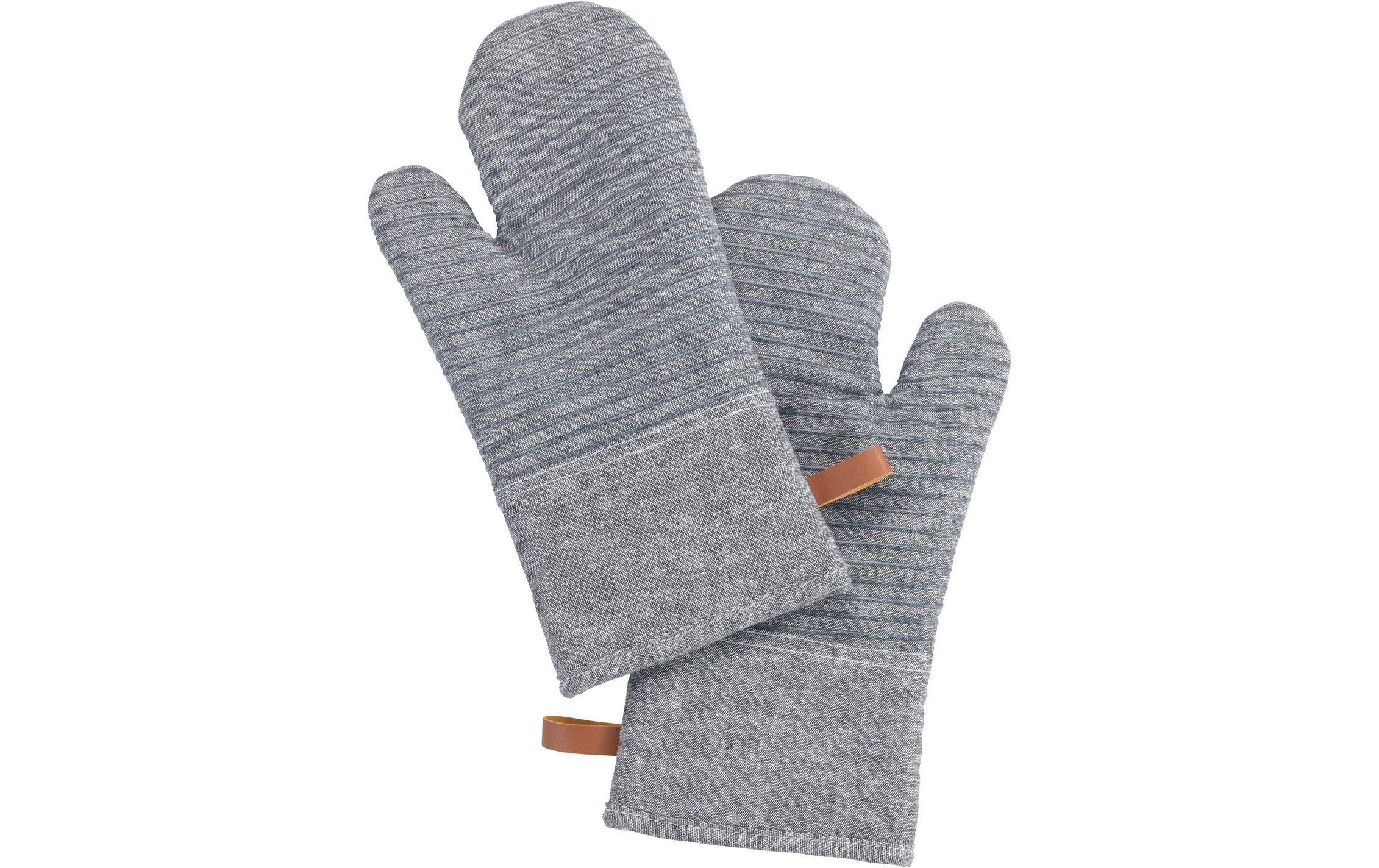 Küchenhandschuh Ada Stripes Grau, 2 StückTopfhandschuhe