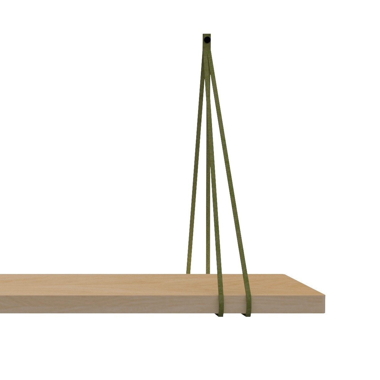 SUEDE OLIVE - split-plankdragers