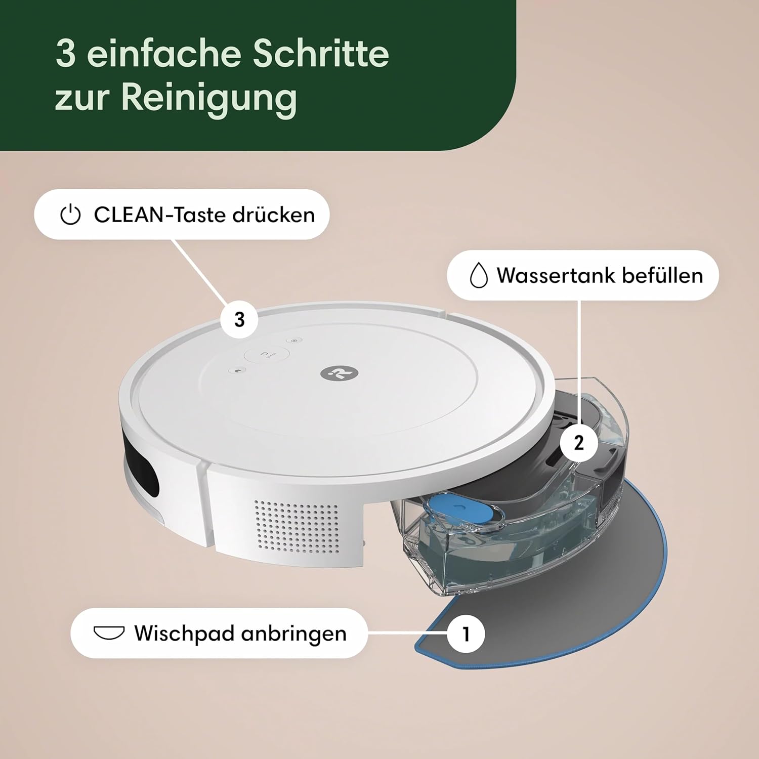 iRobot Roomba Combo® Essential 2 mit Absaugstation