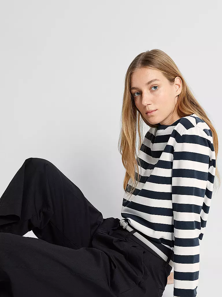 SELECTED FEMME Langarmshirt SLFESSENTIAL dunkelblau