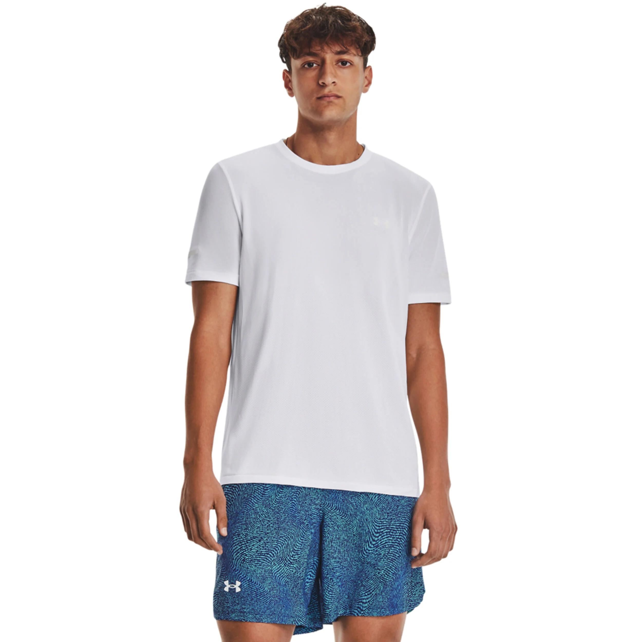 Under Armour Seamless Stride Maillot De Course Hommes - Blanc