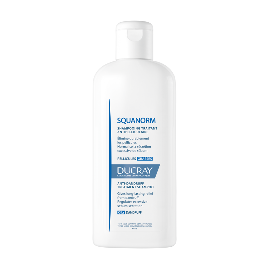 Ducray Squanorm Shampoo Oily mot fet flass 200 ml