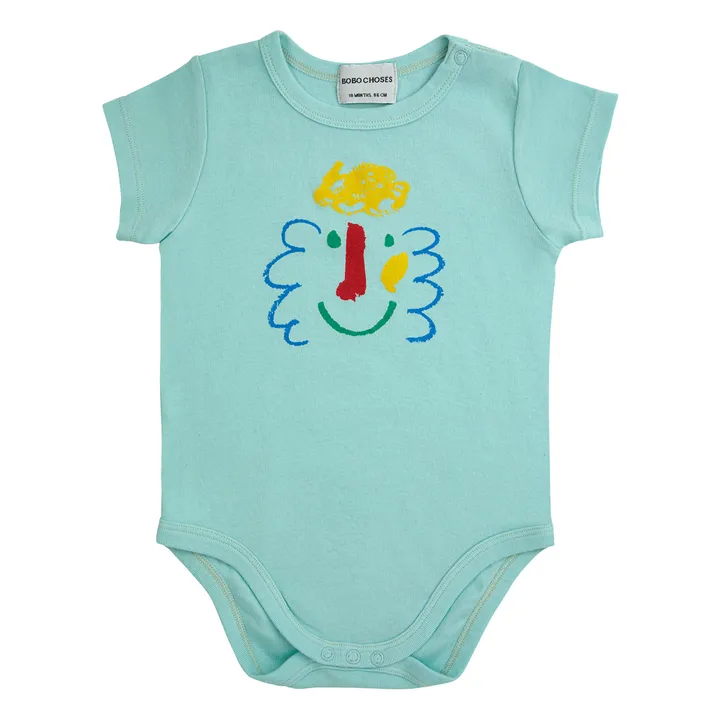 Bobo Choses Body Coton Bio Visage | Bleu