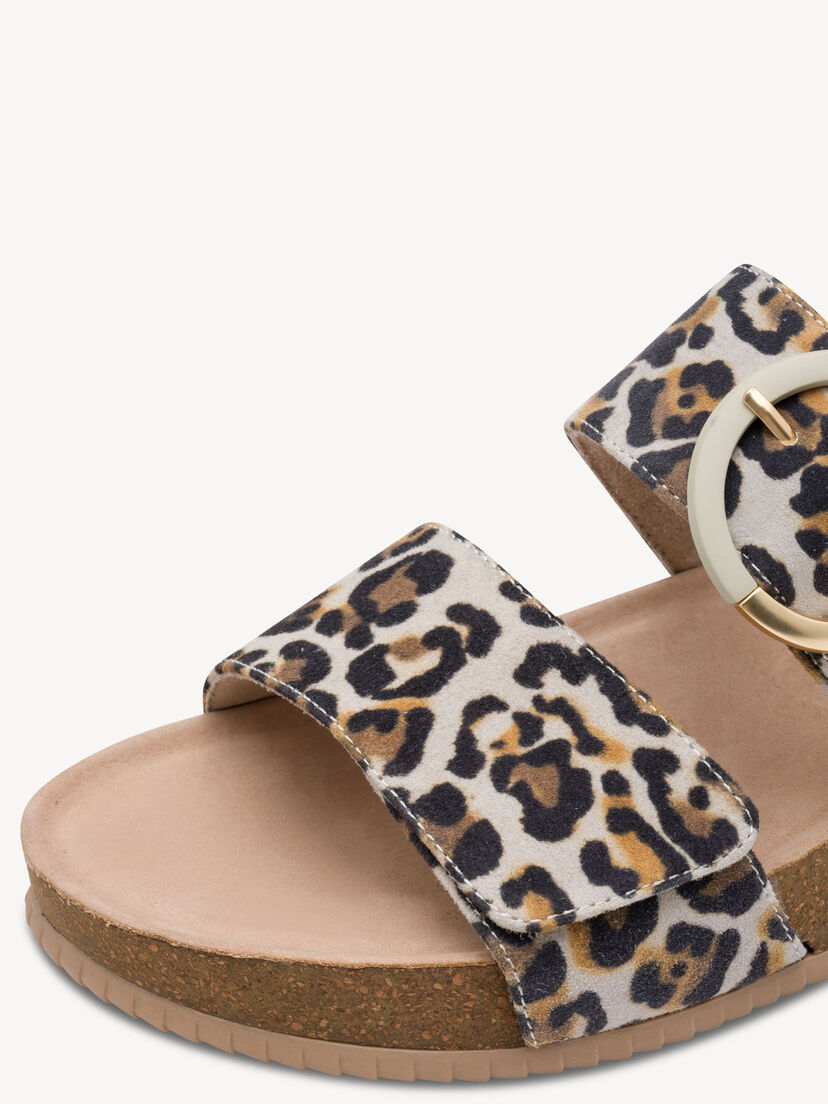 Leren Slipper - beige