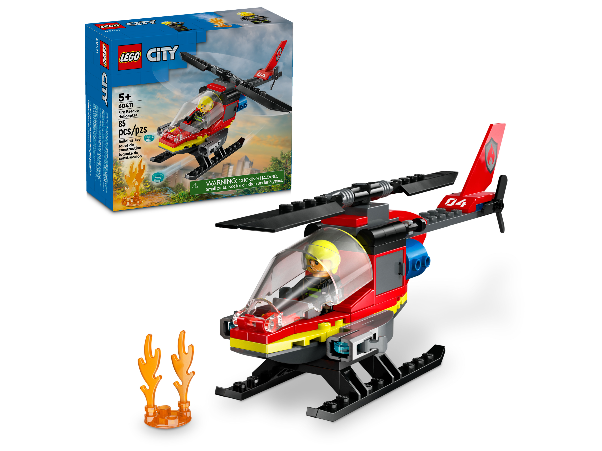 Helicóptero de resgate dos bombeiros 60411