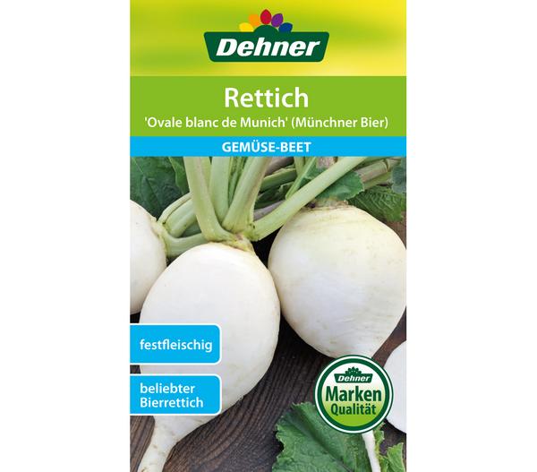 Dehner Samen Rettich 'Ovale blanc de Munich'