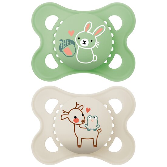 Lot de 2 sucettes Original Nature Aléatoire   2 - 6 mois   de               Mam
