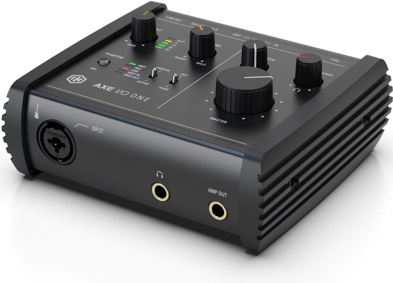 IK Multimedia - AXE I/O ONE - USB-Interface - Zwart - Hoogwaardige Geluidskwaliteit