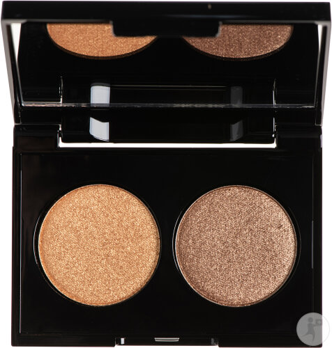 Korres Volcanic Minerals Velvet Dual Fard À Paupières Golden Amber 28 Boîtier 3g