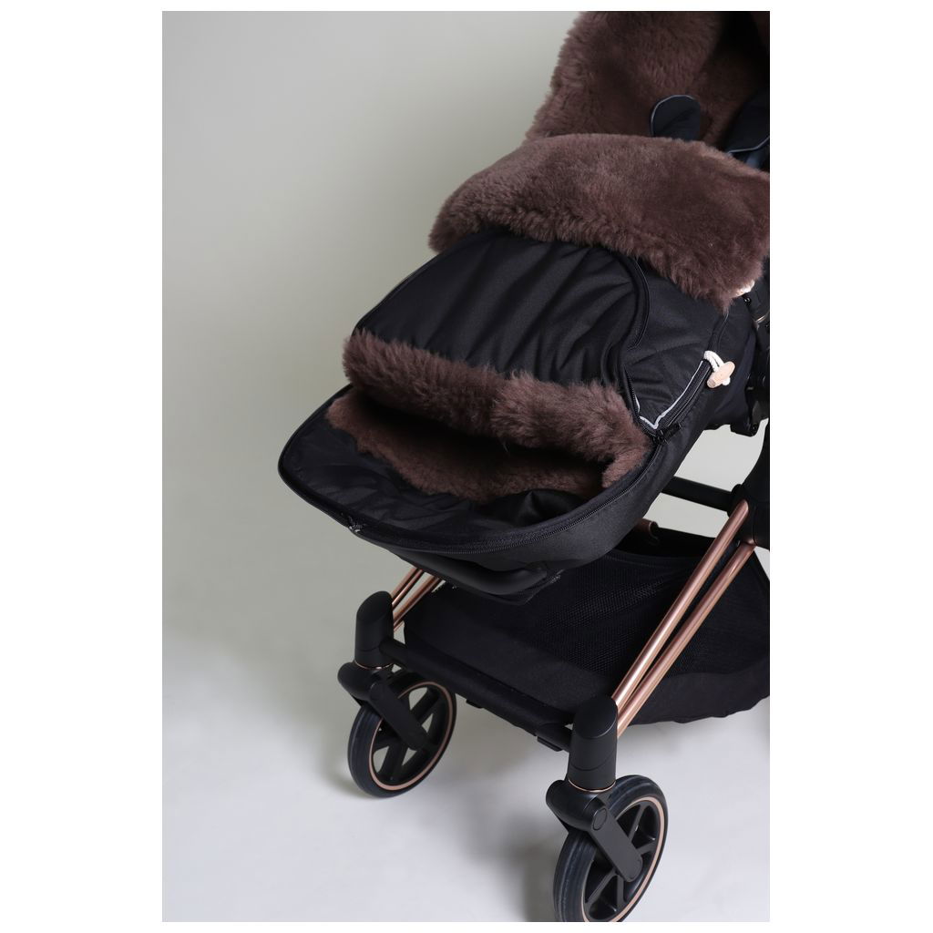 KaiserKaiser   Lammfell Fusssack Toffee black