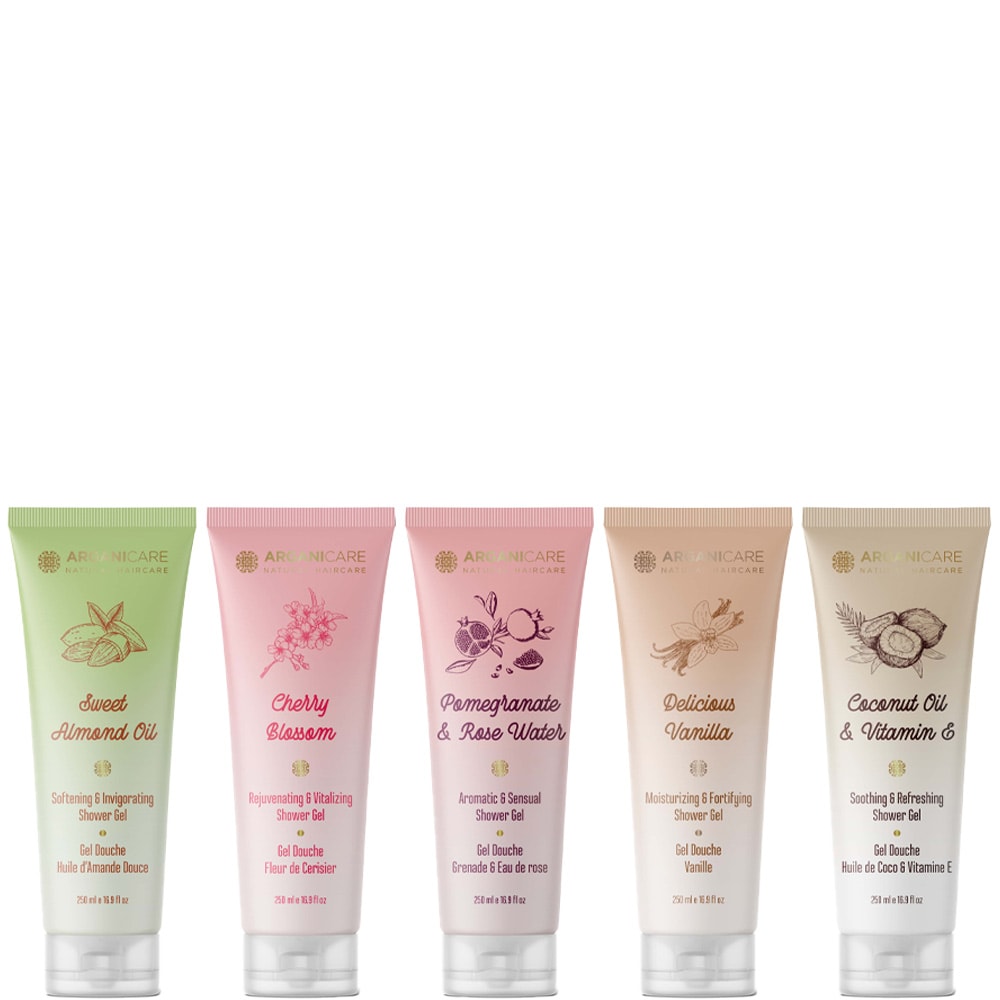 Set de gels douche hydratants - 5 x 250 ml