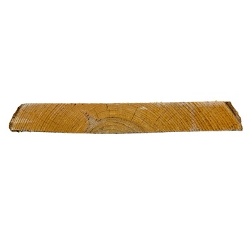 Schaaldeel blank ca. 2x15/25 cm, lengte ca. 240 cm
