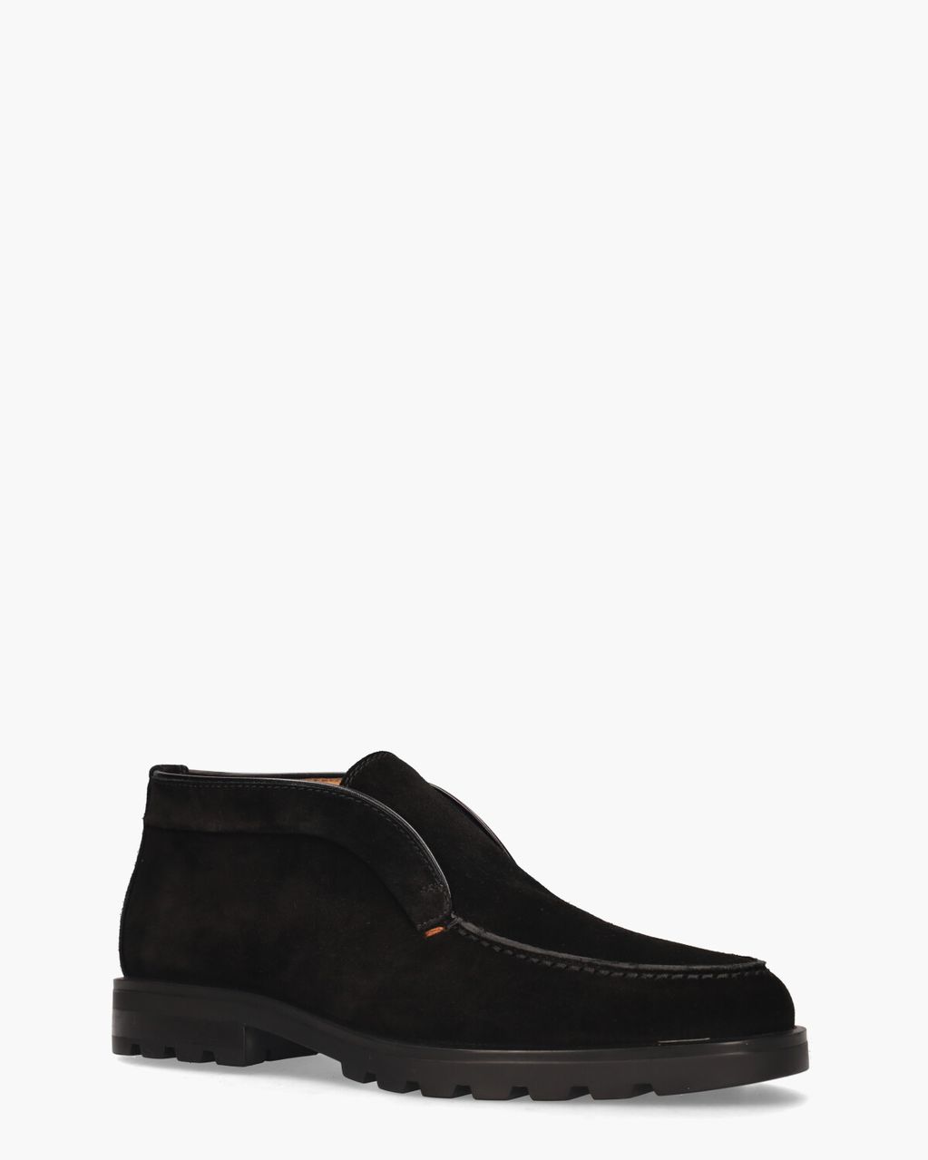 Santoni 17823 Zwart Herenloafers
