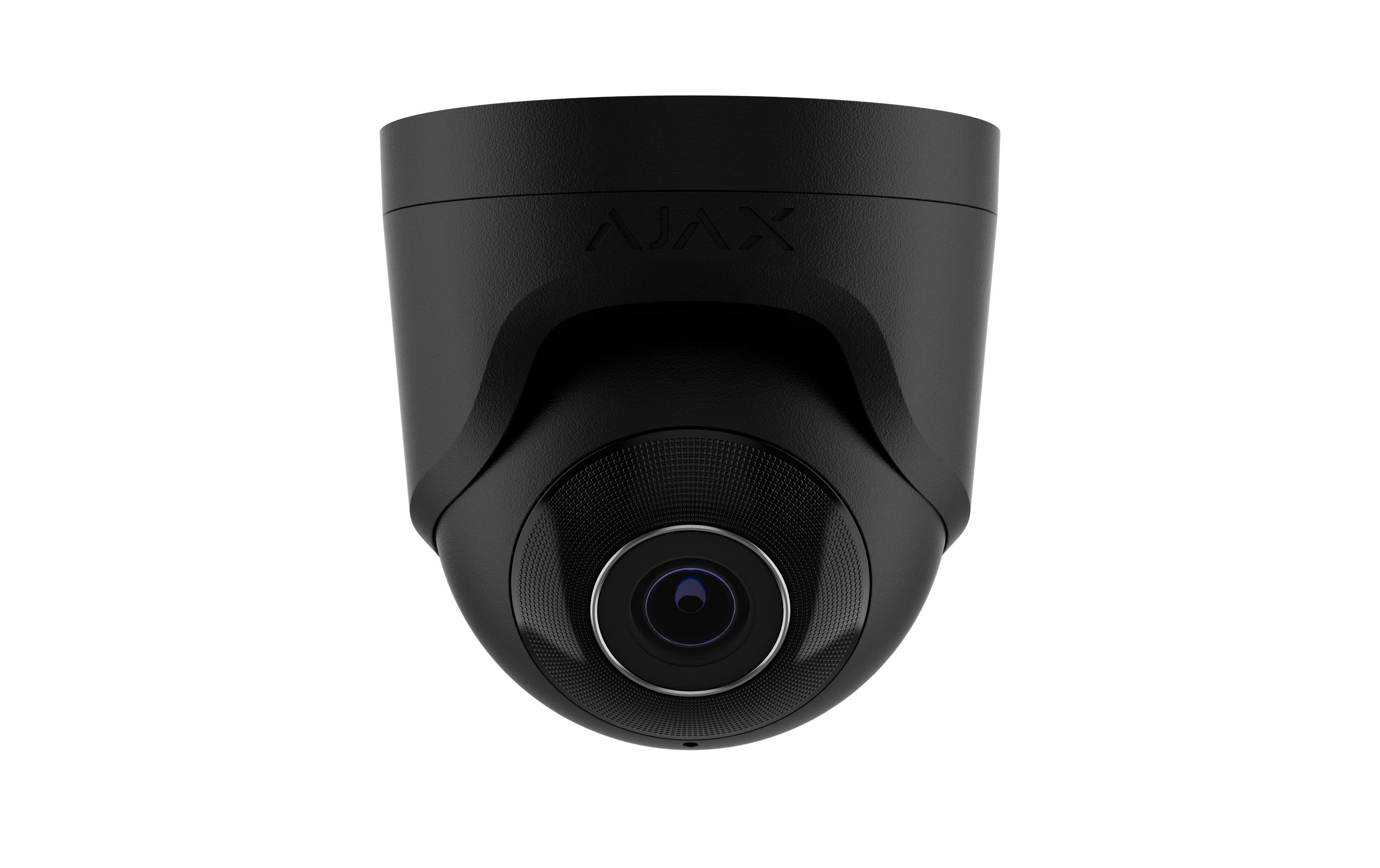 Netzwerkkamera TurretCam (5 Mp/4 mm) Schwarz<br>Kabelgebundene IP-Überwachungskamera mit KI