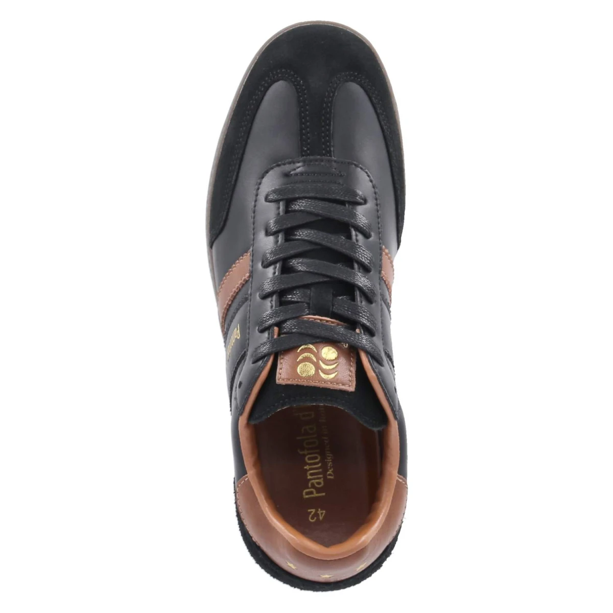 Pantofola d'oroLow Sneaker BALLARE - black/cognac
