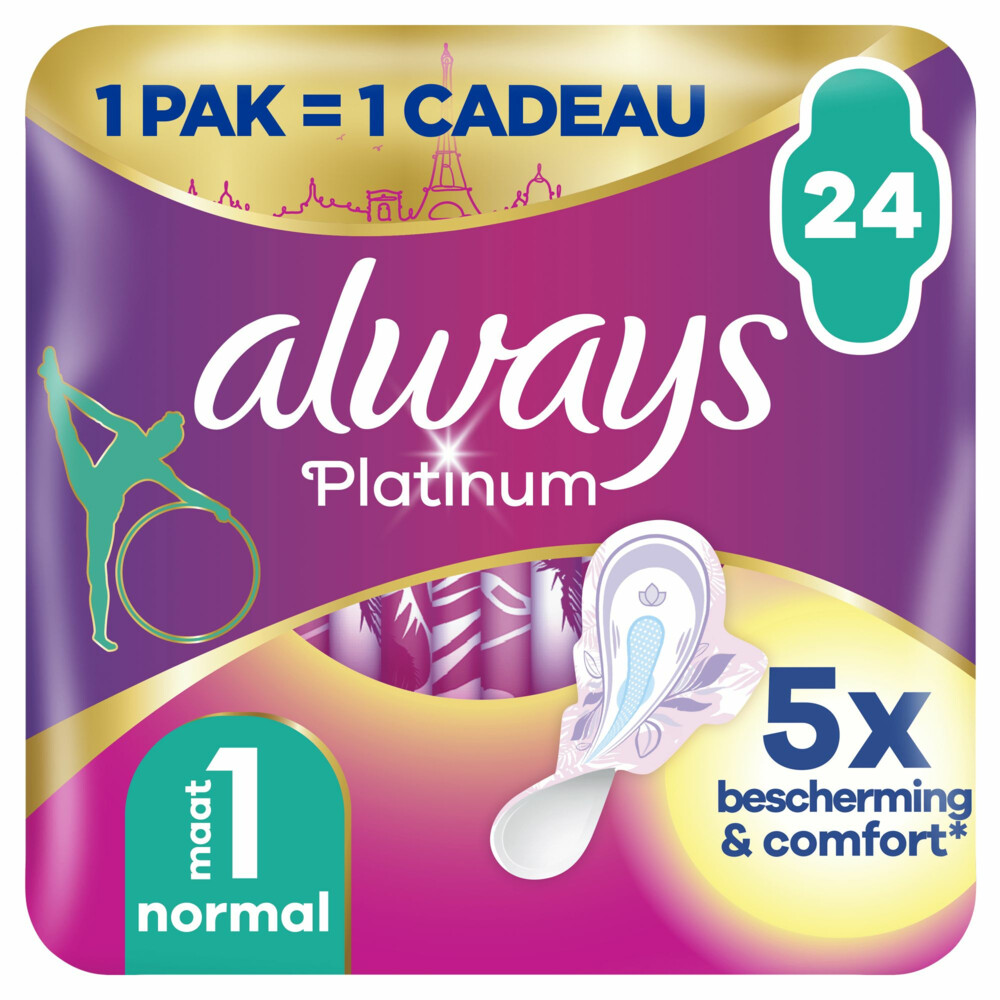 Always Maandverband Platinum Normal24 stuks