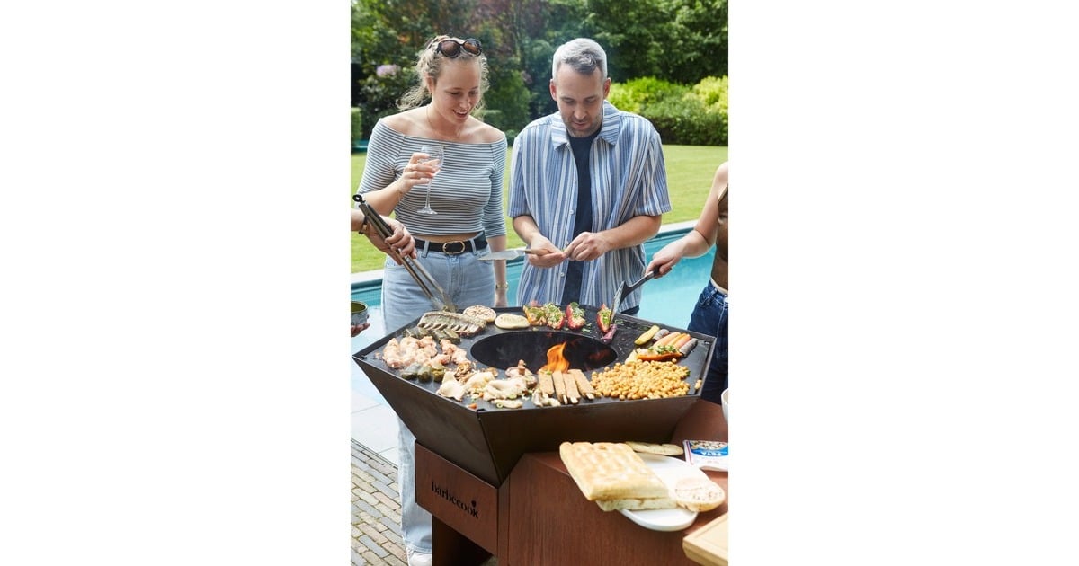 BarbecookNestor Island uit cortenstaal barbecue